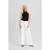 Karl Lagerfeld Wide Leg White Denim Pants White Denim