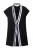 MIAMODA Gebreid vest  zwart / wit
