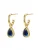 Hey Happiness Oorbellen ‘September Birthstone’  goud