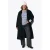 Colourful Rebel Curve Plus Size wollen wintermantel – zwart