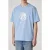 Paul Smith Mens Tshirt Ps Logo Light Blue