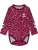 Hummel Rompertje/body  rosa / wijnrood / wit