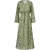 Smashed Lemon Abstracte jurk in army en sand |