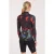Paul Smith Womens Cycle Jersey L/s Ink Spill Black