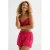 BEACHWAVE crinkle strandshort roze