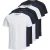 Jack&Jones T-shirt JJEORGANIC BASIC TEE O-NECK 3PK Set van 6