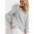 Street One Dames Gestreepte linnen blouse in Groen