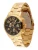 GUESS Analoog horloge ‘Parker’  goud / zwart