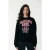 Colourful Rebel Cr Varsity Relaxed Sweat Black