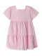 NAME IT Jurk ‘NMFFELIA’  geel / lichtgroen / rosa