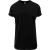 Urban Classics Heren Lang T-Shirt met Omslag (Zwart)