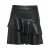 Damesrok Only Emma imitation cuir frill
