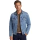 Blauw Replay jack spijker stof met knopen