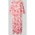 Christian Berg Woman Midi-jurk met ronde hals