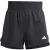 Adidas Dames pacer geweven 3 streep shorts hoog rijp