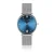 Dames mesh horloge Amelia Parker Blue Lagoon