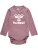Hummel Rompertje/body ‘Flips’  mauve / wit