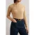 Reiss Asymetric Long Sleeve Camel
