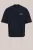 WE Fashion – Heren boxy fit T-shirt met print – Boxy Fit – Donkerblauw – Katoen –