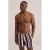 WE Fashion zwemshort rood/wit/zwart