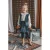Your Wishes gilet blauw met pailletten