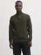 Jack & Jones Jjeemil Knit Half Zip Noos Trui Rosin