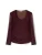 MOTIVI Top  bordeaux