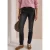Jeans met Mid Waist-taille en Slim Leg-pijpen in casual pasvorm