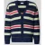 Lacoste Relaxed fit gebreid jack met wol