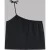 Mikuta The Black Asymmetrical Top Black