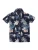 KOROSHI Overhemd  navy / lichtblauw / oranjerood / wit