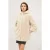 Motivi Long Teddy Cape With Hood Beige