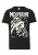 LOGOSHIRT Shirt  zwart / wit