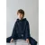 Mango Kids hoodie met backprint – marine