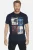 Jan Vanderstorm T-shirt Plus Size TANDRUP donkerblauw