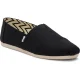 TOMS Alpargata Classic Katoenen Zwarte Espadrilles Voor Mannen