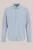 WE Fashion – Heren regular fit gebreid overhemd met structuur – Regular fit – Pastelblauw – Katoen –