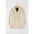 TRENDYOLMİLLA Dames Ecru Effen Oversized Jassen