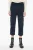 Corduroy broek met brede pasvorm in blauw