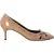 Oscar De La Renta Pumps met Scallop- en Strikdetails in Bruin Lakleer