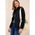 Cecil Dames Scuba Mix Jas in Blauw