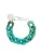 Cheeky Chain Munich Armband ‘Kelly’  turquoise / lichtblauw / zilver