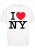 Merchcode Shirt ‘I Love NY’  rood / zwart / wit