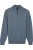 Baileys Half-Zip Sweater blauw, Effen