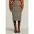 River Woods Multi Checked Midi Skirt