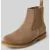 Boss chelsea boots van runder suède met aantreklus