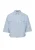 QS Blouse  duifblauw / wit