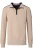 Casa Moda Half-Zip Sweater beige, Effen