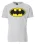 LOGOSHIRT Shirt ‘Batman – Logo’  geel / grijs / zwart