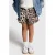 Alix Mini casual short met panterprint bruin
